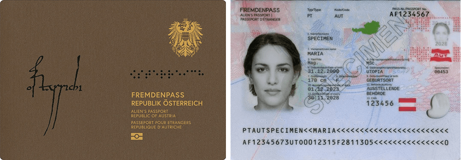 Fremdenpass für subsidiär Schutzberechtigte
