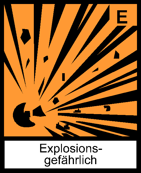 Symbol: explosionsgef&auml;hrlich