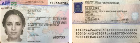 Ausweis für Vertriebene